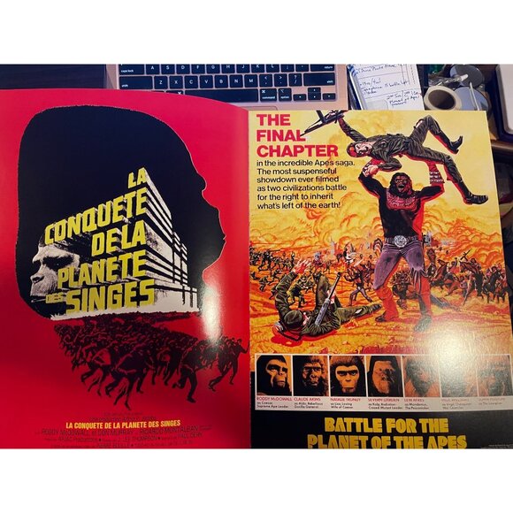 The Planet of the Apes Saga Poster 40 Piece Collection 12" x 16” Posters - Picture 1 of 13